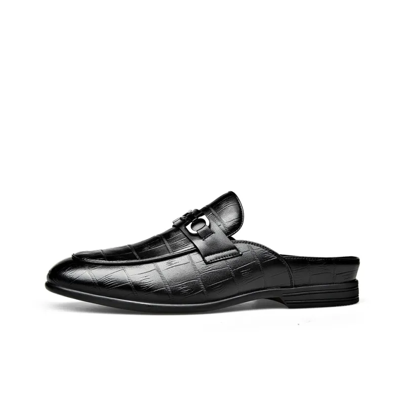 LUOMAIKE Wrap toe Slippers Men's Black-0