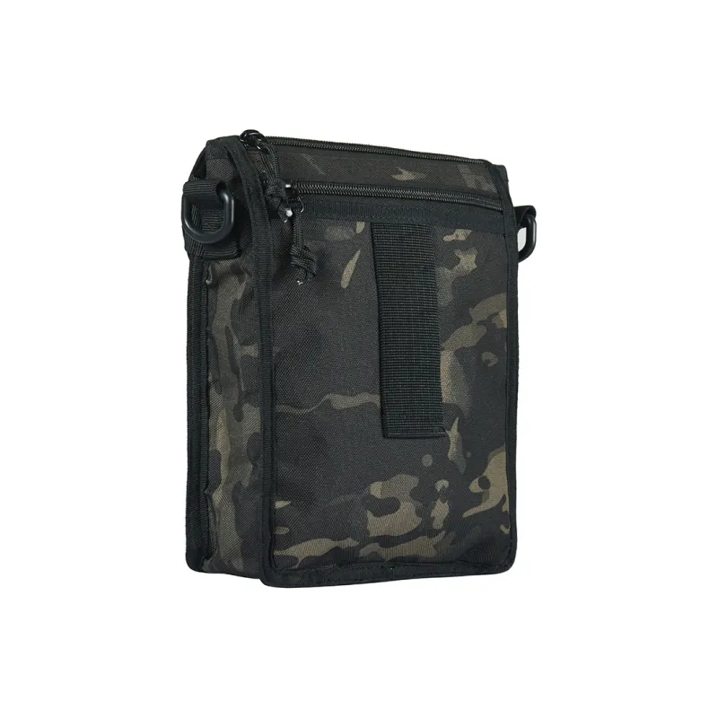 RIMIX Polyester Oxford One Shoulder Multiple Card Slots Document Bag Regular Unisex Black Camouflage/Yellow Camouflage-2