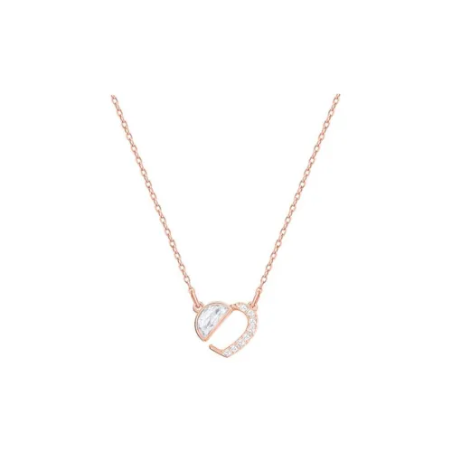 Swarovski Necklaces Women's Rose Gold-Tone Plated