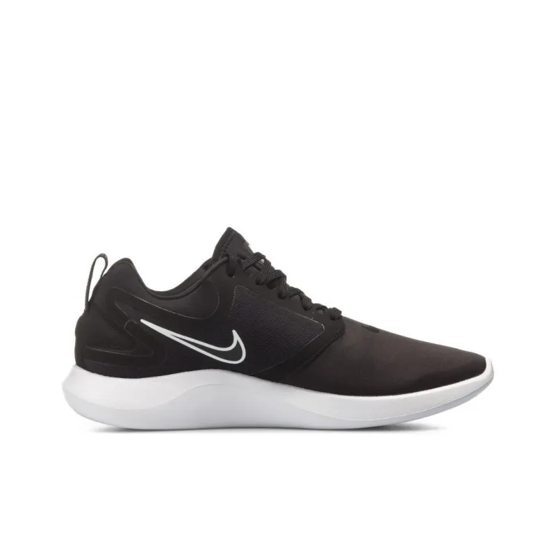 Nike Lunarsolo Cushioning Breathable Low-Top Running Shoes Men's Black White-1