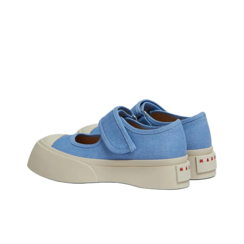 MARNI Pablo Mary Jane Denim Sneakers-2