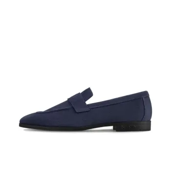 LOUIS VUITTON Glove Loafers Men's Marine Blue