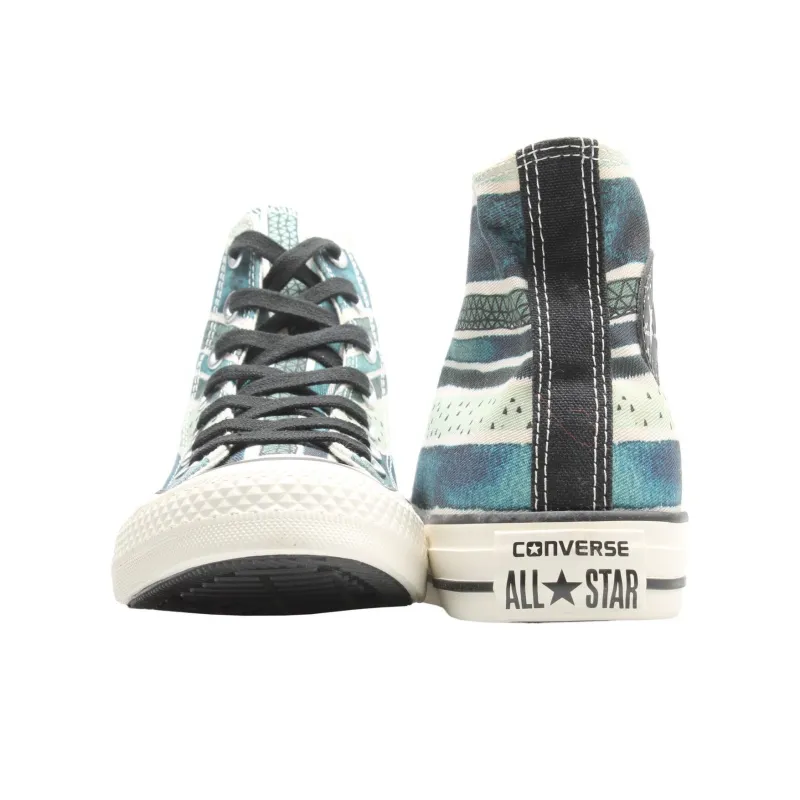 Converse Chuck Taylor All Star Hi Pop Stripes Teal Women's-4