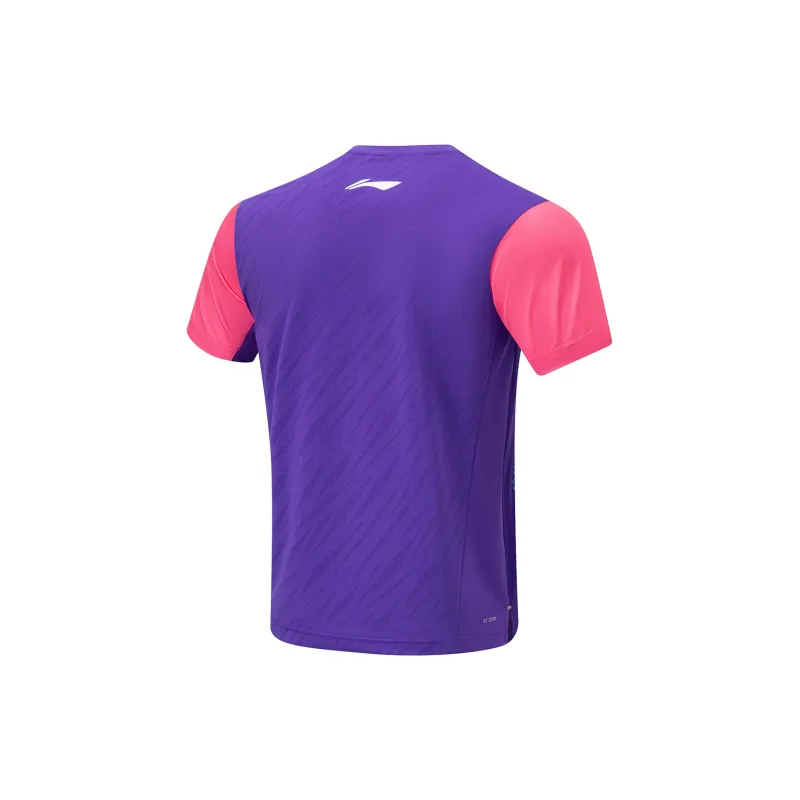 LiNing Table Tennis Series T Shirt Unisex Purple-1