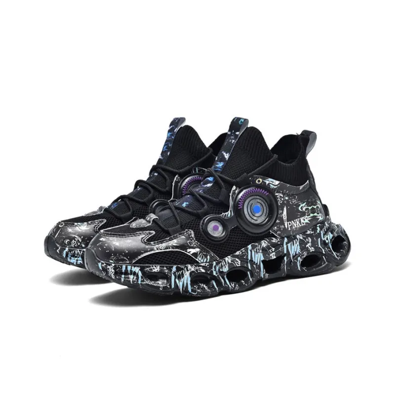 PNKE Cushioning Anti-Slip Wear-Resistant Breathable Height Increasing Low-Top Running Shoes Men's-18