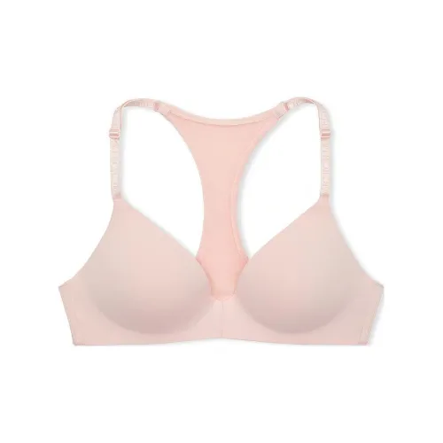Victoria's Secret LTHE T-SHIRT Lightly Lined Front-Close Wireless Bra/Pk Bra Women's Light Pink