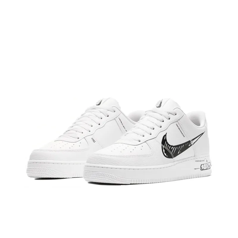 Nike Air Force 1 Low Sketch White Black-2