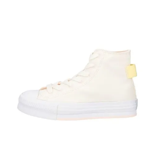 Converse Chuck Taylor All Star Durable Cushioning High Top Canvas Shoes Women's Beige