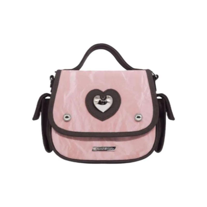 Kenghua Village PU Shoulder Bag, Crossbody Bag, Handbag Regular Women's Pink-0