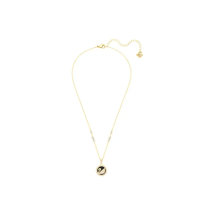 Swarovski Faux Crystal Stone Necklaces Women's Gold-3