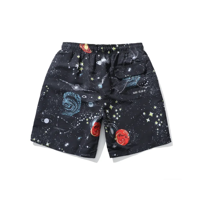 GAILANG Beach Shorts Men's Interstellar Black-1