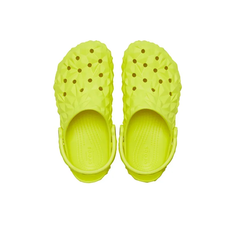 Crocs Classic Geometric Clogs 'Green' Women's-3