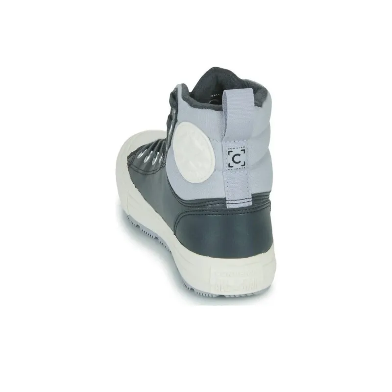 Converse Chuck Taylor All Star Berkshire Boot Durable Cushioning High Top Canvas Shoes Unisex Gray-3