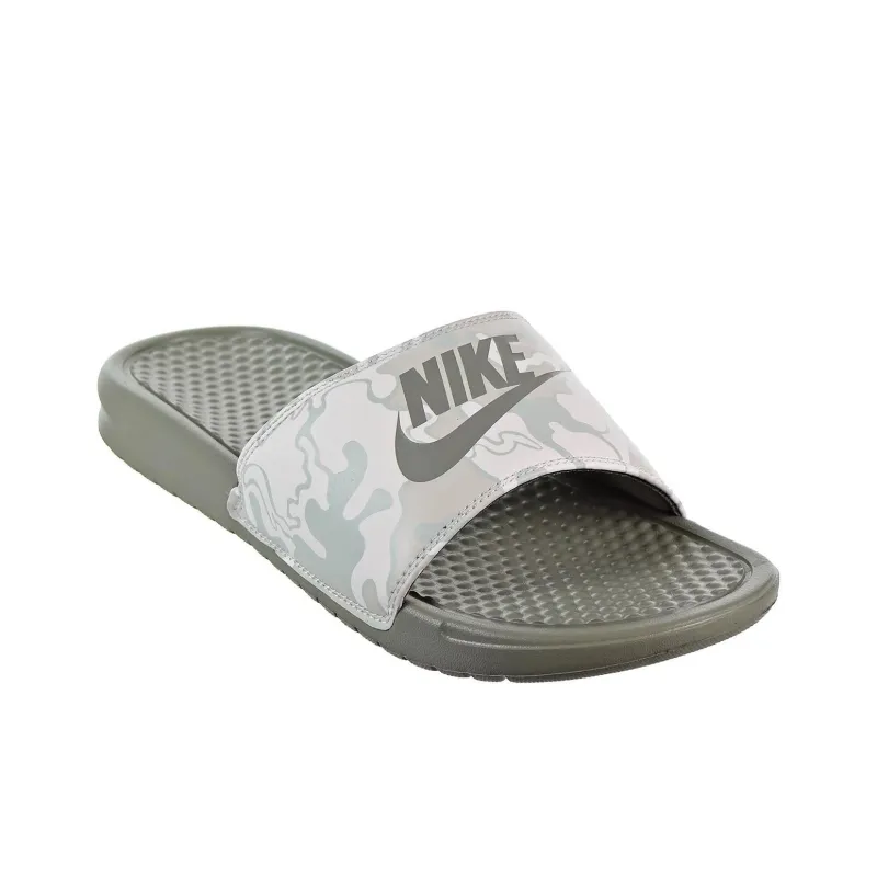 Nike Benassi Quiet Slip-Resistant Odor-Resistant Abrasion-Resistant Slide Slippers Unisex Jasper-2
