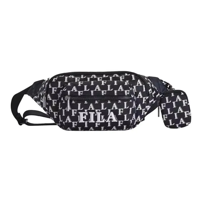 FILA Fabric Shoulder Bag Crossbody Bag Fanny Pack Extra Small Men's Legend Blue-0