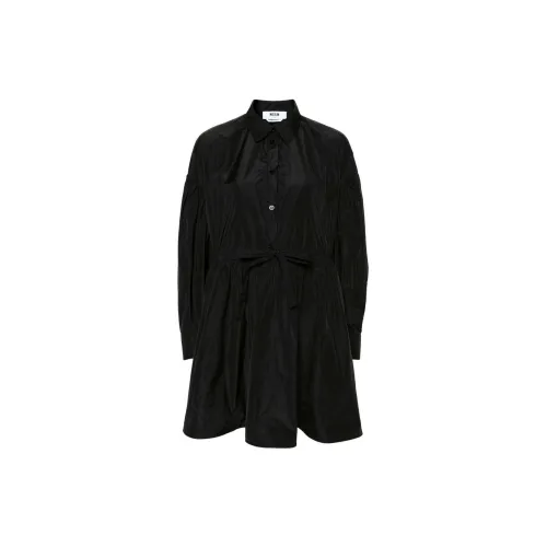 MSGM Long-Sleeved Dresses Women's Black