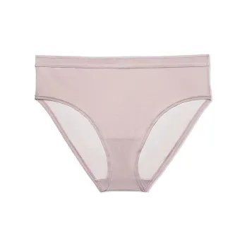 Victoria's Secret PINK CURVY COUTURE Sheer Mesh High Leg Brf Panty/Bark Underpants Women's 1 Pack Gray Pink
