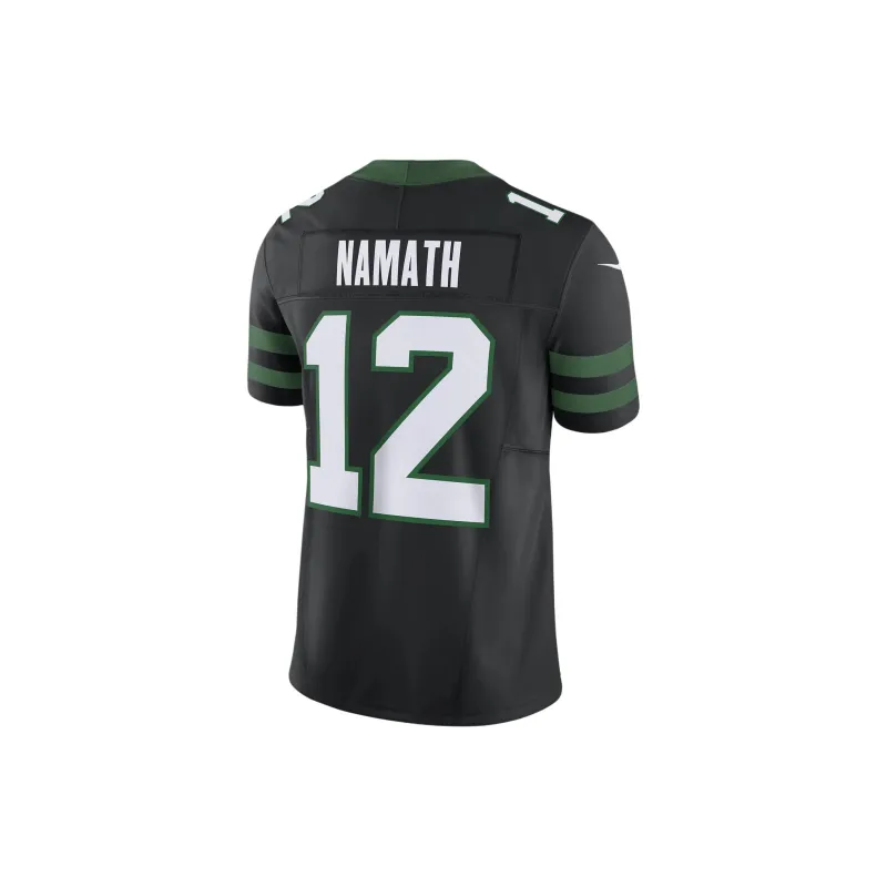 Nike Joe Namath New York Jets Soccer Jerseys Men's Black-1