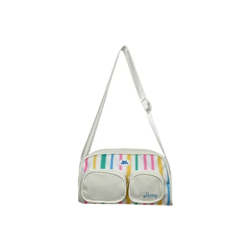 Alcohol dragon Crossbody Bags White