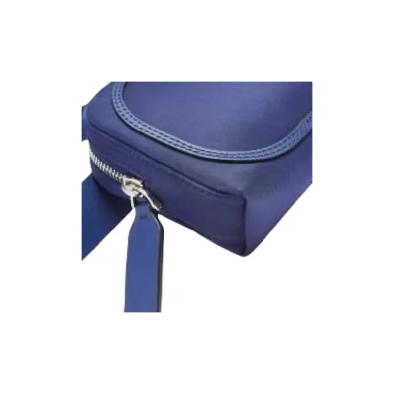 Valentino Vlogo Nylon And Leather Fanny Pack Women's Blue-6