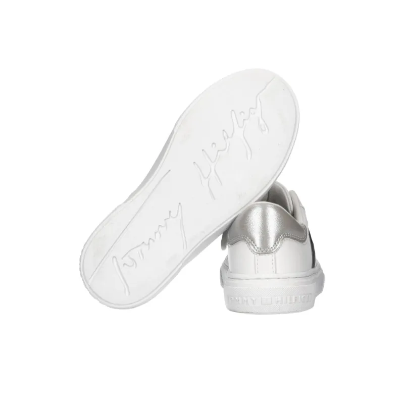 Tommy Hilfiger Low Top Skateboard Shoes 3cm Women's White-5