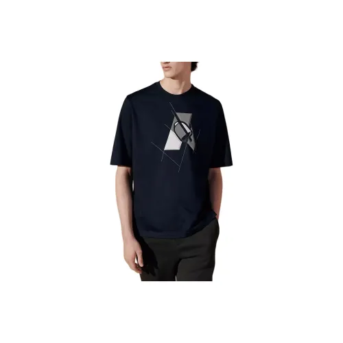 HERMES T-Shirts Men Navy