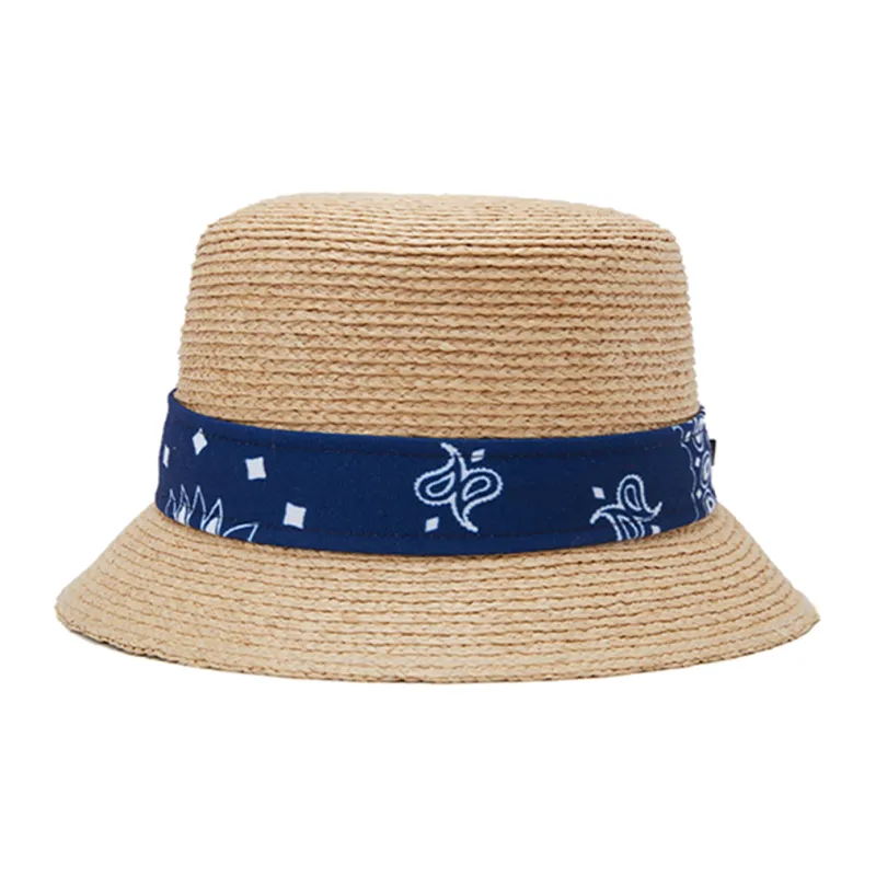 New Era Cellulose Bucket Hats Unisex Ribbed Blue-1