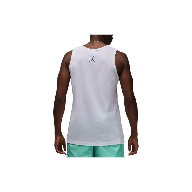 Jordan Flight Essentials Tank Tops Men's White-1