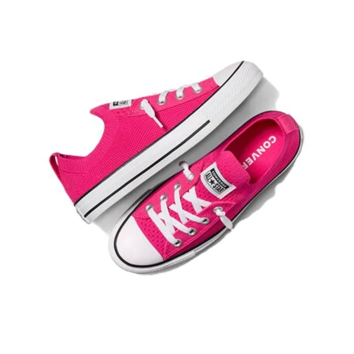 Converse Women's Chuck Taylor All Star Shoreline Knit Slip On 'Chaos Fuchsia' Women's-3