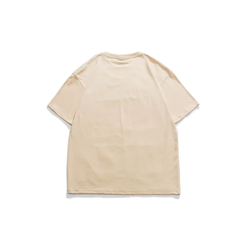 SUPERMOON Summer T-Shirt Moderate Unisex Khaki-4