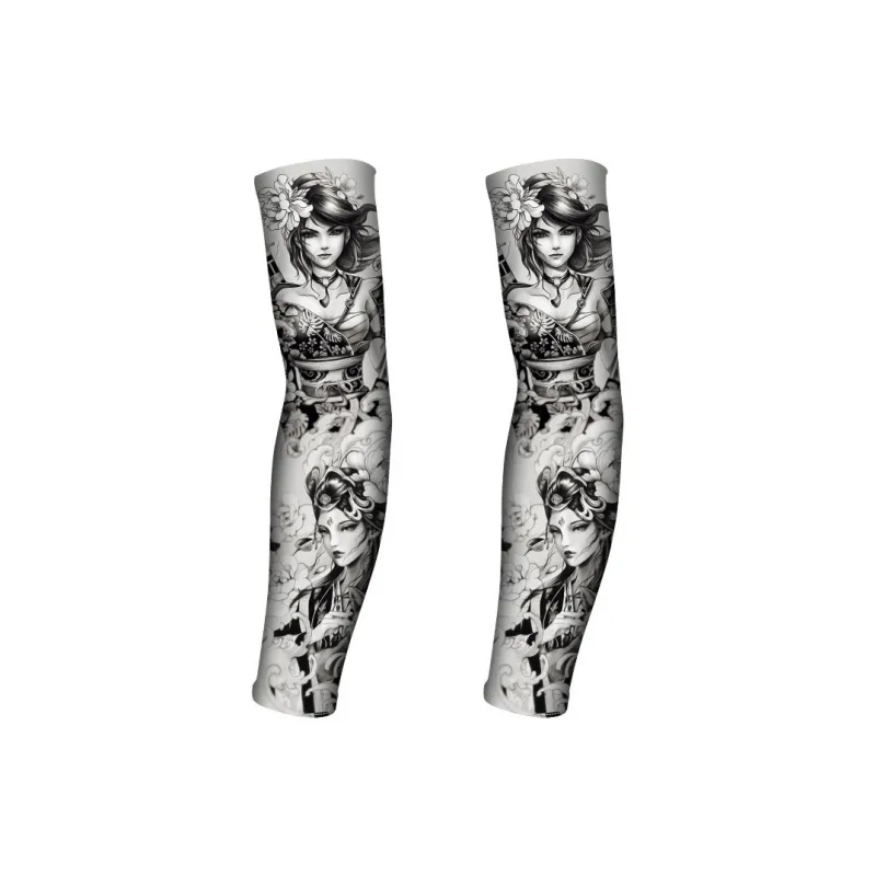 GXT Other Riding Equipment Cycling Arm Warmers Outdoor Unisex Shredded Milk/ice-24