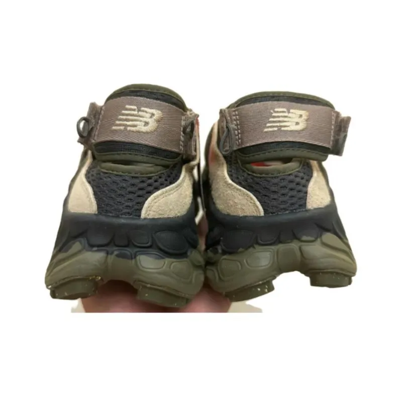New Balance Non slip Breathable And Wear resistant River Trekking Shoes Men's Green Beige-3