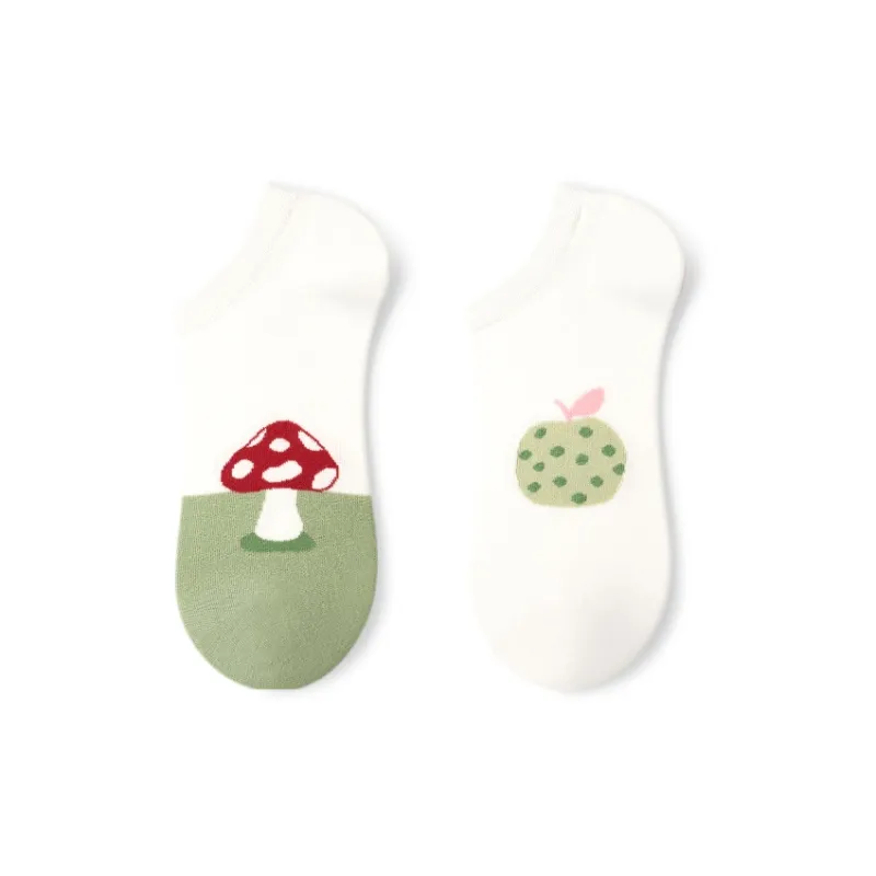 Primeet No Show Socks Women's Gift Box Set 5 Pack-28
