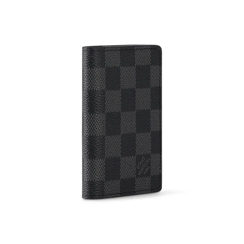 LOUIS VUITTON Pocket Organizer Damier Graphite-1