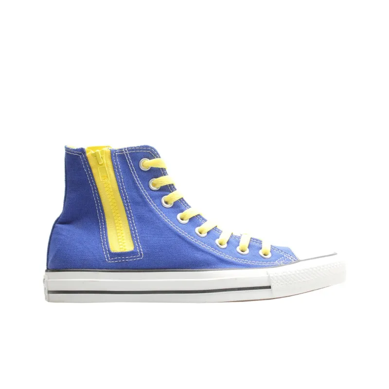 Converse Chuck Taylor All Star Side Zip Hi Radio Blue Yellow-1