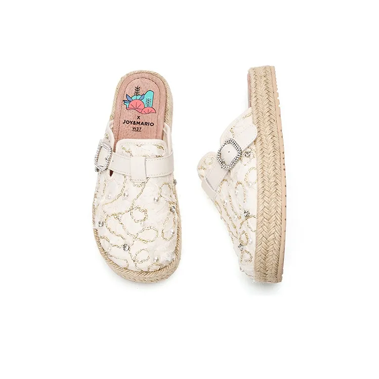 Joy&Mario Plastic Closed Toe Slippers Women's-3