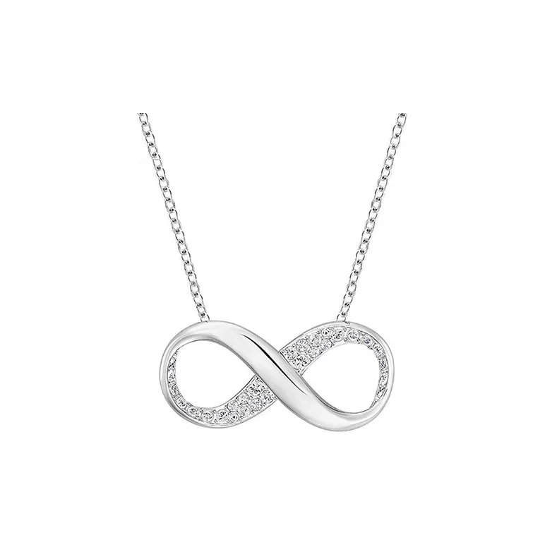 Swarovski Exist Necklaces Women's White Gold-1