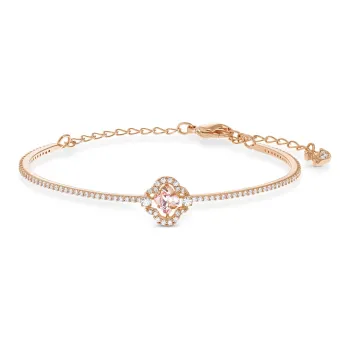 Swarovski Sparkling Dance Artificial Crystal Bracelets Women's Rose Gold