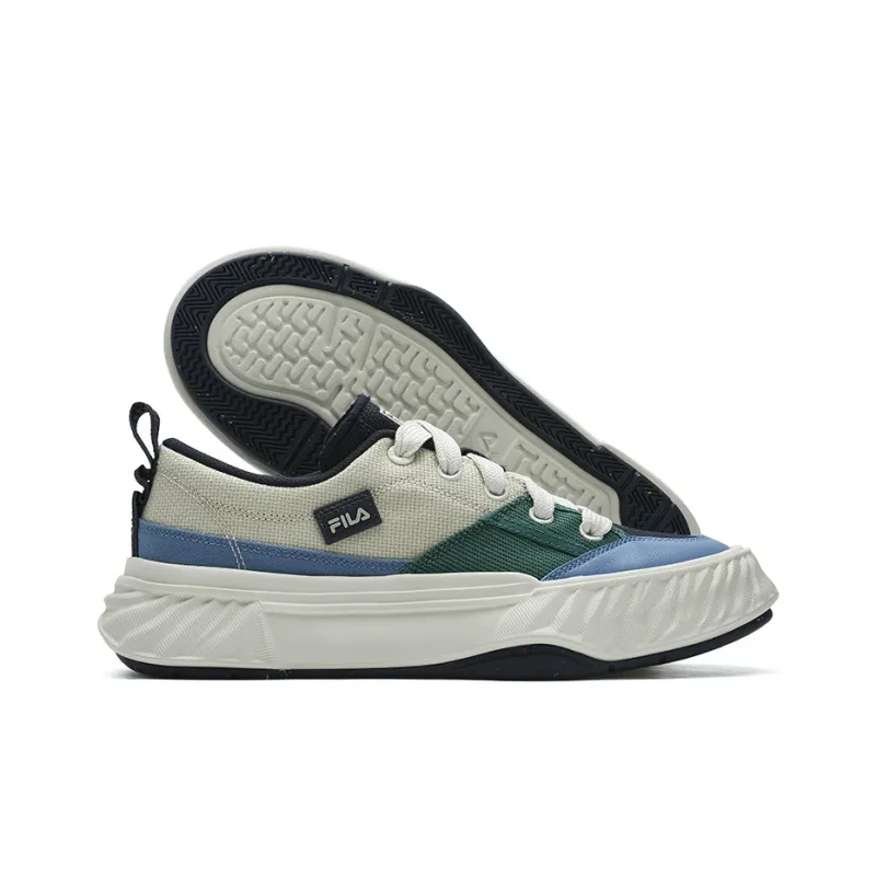 FILA Fosso Low Top Canvas Shoes Men's Turquoise-3