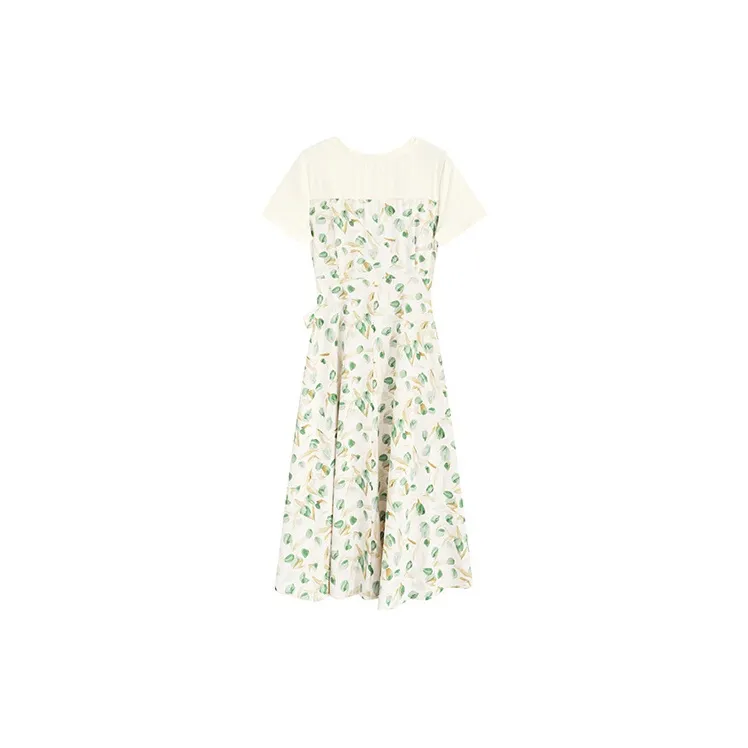 DGMZ Short Sleeved Dresses Women's Green-1