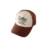 Letter Baseball Cap-Coffee (Head Circumference 50-54cm)