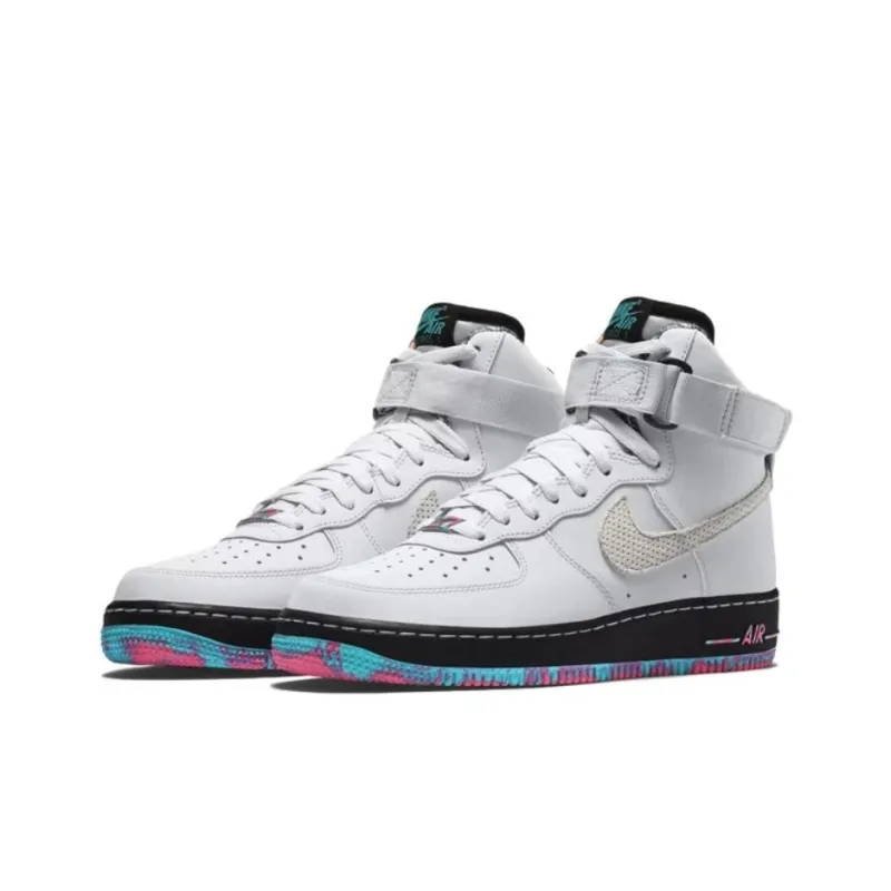 Nike Air Force 1 High Pure Platinum Multi Color-1