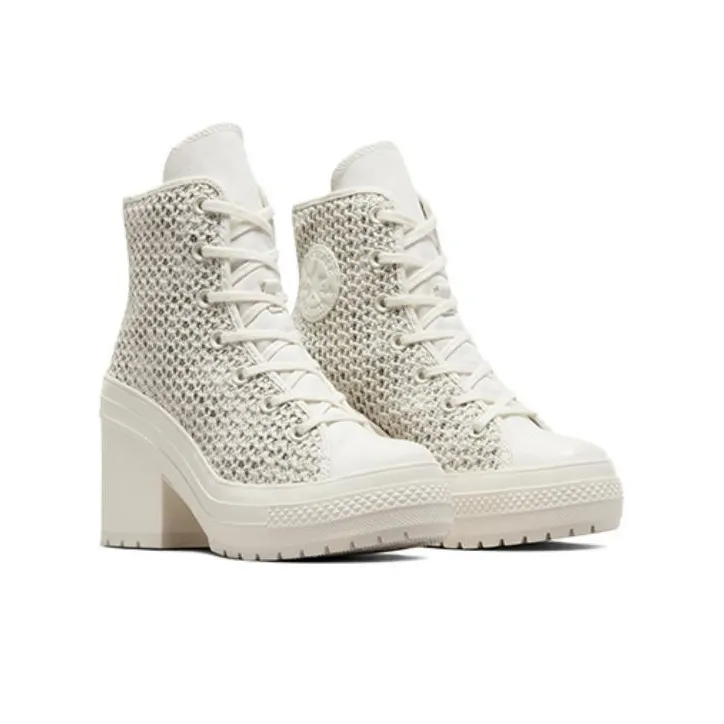 Converse Chuck 70 De Luxe Heel High 'Egret Knit' Women's-2