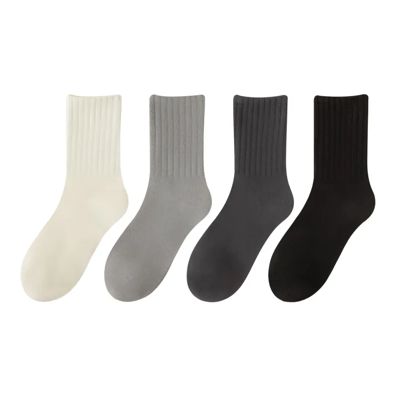 XXLLG Mid Calf Socks Women's 4 Pack-6