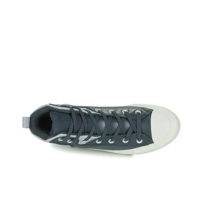 Converse Chuck Taylor All Star Berkshire Boot Durable Cushioning High Top Canvas Shoes Unisex Gray-2