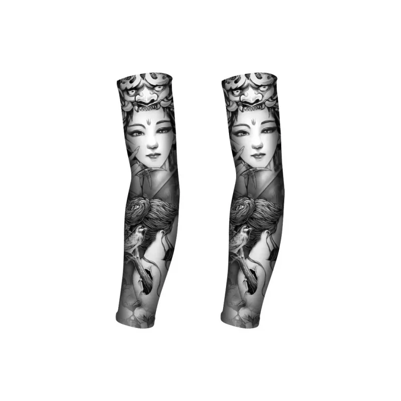 GXT Other Riding Equipment Cycling Arm Warmers Outdoor Unisex Shredded Milk/ice-30