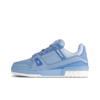 LOUIS VUITTON Trainer Low Top Skateboard Shoes Women's Blue