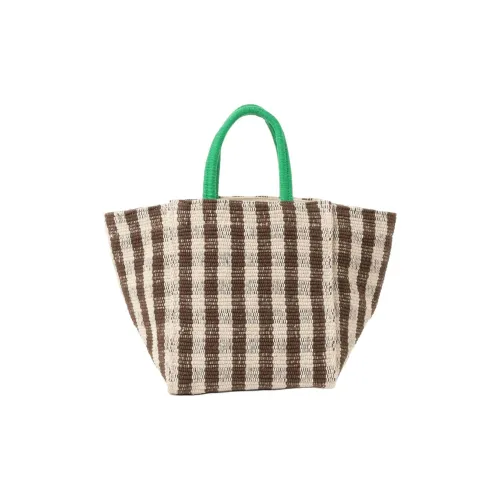 Beams Lilas Campbell Collaboration Cotton Tote Bag Shopping Bag Handbag Women's Brown