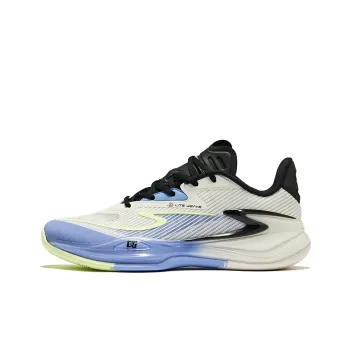 Erke Qian Xun V2 Cushioning, Wear Resistant Mid Top Basketball Shoes Men's Hydrangea Color Scheme