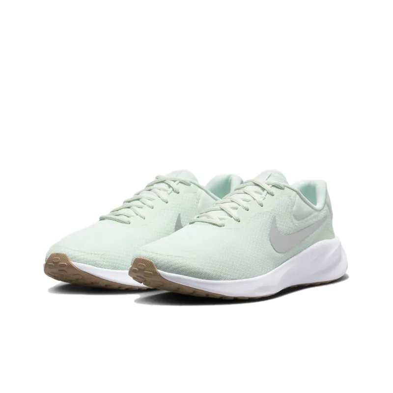 Nike Women's Revolution 7 Wide 'Barely Green Metallic Silver'-2